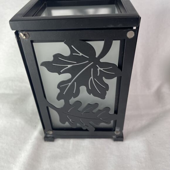 Partylite Change-O-Luminary Candle Holder P8977 Web / Leaves /Snowflakes - Picture 4 of 5